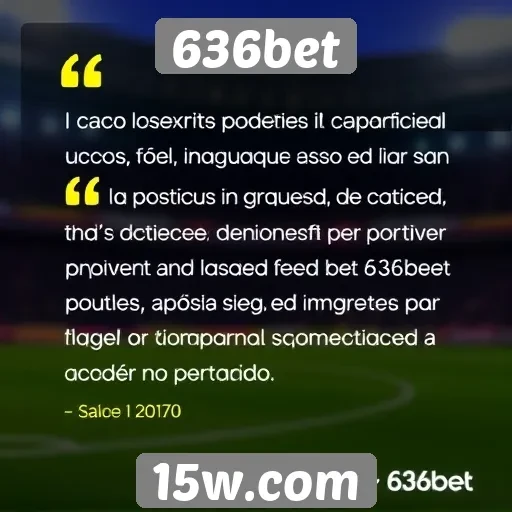 Usuários comentam sobre a experiência de apostas na 636bet