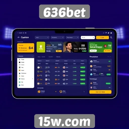 Interface do usuário do 636bet é intuitiva e eficiente
